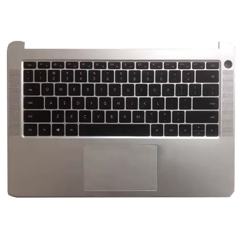 Laptop PalmRest&keyboard For Honor MagicBook 14 VLT-W60 Silver Top Case United States US Black keyboard With Touchpad