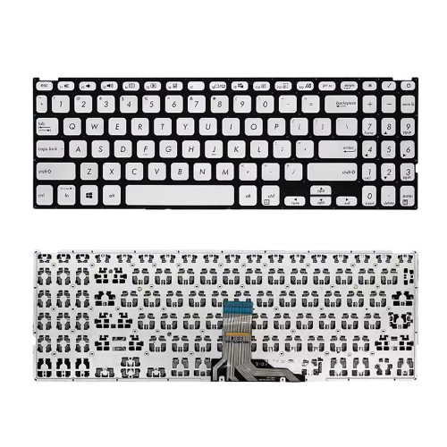 Laptop Keyboard For ASUS F515EA F515FA F515JA F515JP F515KA F515MA Without Frame Silver United States US