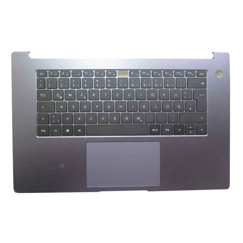 Laptop PalmRest&keyboard For Honor MagicBook X 15 BBR-WA19 Gray Top Case German GR Black keyboard With Touchpad