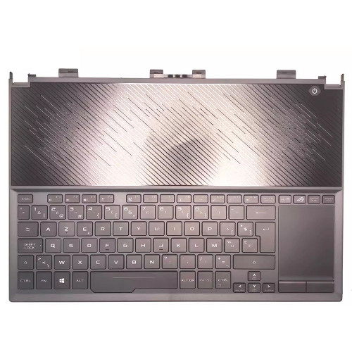 Laptop PalmRest&keyboard For ASUS ROG Zephyrus GX535GV GX535GW GX535GX GX535GXR Black Top Case Black French FR keyboard Backlit