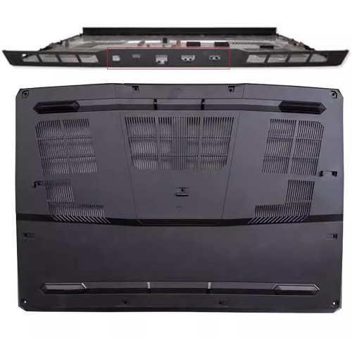 Laptop Bottom Case For MSI Vector GP76 12UE 12UH 12UGS 12UHSO Vector GP76HX 12UHS 12UGS 5 Holes With Rubber Pad New