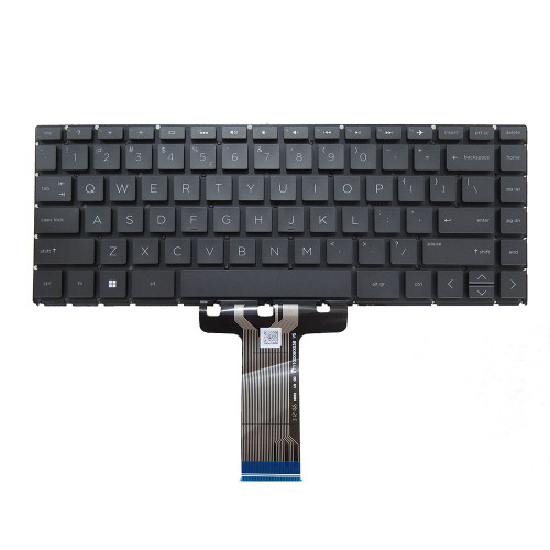 Laptop Keyboard For HP 14-CF0000 14-DK0000 2B-BB206I600 NBB2 91110009003B with backlit United States US Black