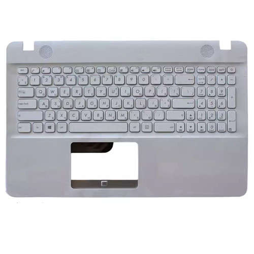 Laptop PalmRest&keyboard For ASUS A541NA A541NC A541SA A541SC A541UA A541UJ A541UV white top case white United Kingdom UK keyboard