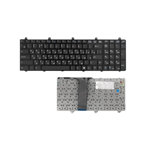 Laptop Keyboard For MSI GT60 GT70 GX70 Black With Black Frame V123322LK1 RU Russian