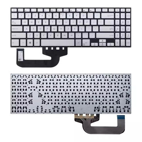 Laptop Keyboard For ASUS F507 F507LA F507MA F507U F507UA F507UB F507UF Without Frame Silver United States US