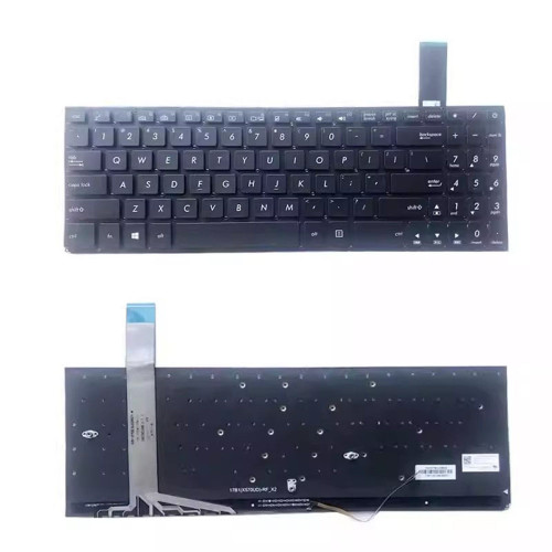 Laptop Keyboard For ASUS YX570 YX570DD YX570UD YX570ZD Without Frame Black With Backlight United States US
