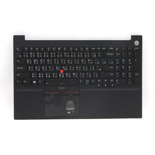 Laptop PalmRest&keyboard For Lenovo ThinkPad E15 Gen 2 5M11A36359 5M11A36360 5M11A36361 Traditional Chinese TW With Backlight Fingerprint Upper Case Black New