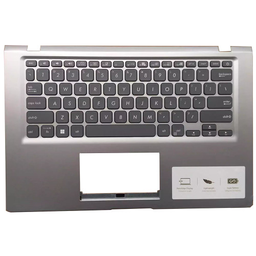 Laptop PalmRest&keyboard For ASUS VivoBook R465JA R465JF R465EA R465FAC R465JP R465KA R465EP R465MA Silver Top Case gray United States US keyboard