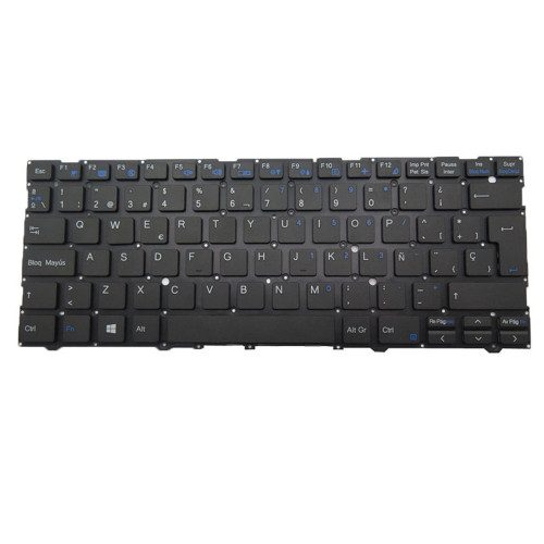 Laptop No Backlit Keyboard For Gigabyte U4 (For Intel 11th Gen) U4 UD U4 UD-AX201NGW U4 UD-50AU823SO UD-70S1823SO RC14 AX201NGW Spanish SP Black No Frame New