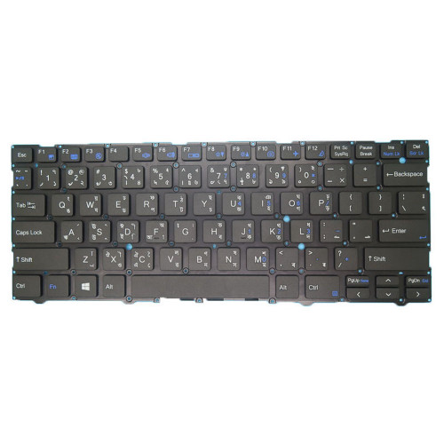 Laptop No Backlit Keyboard For Gigabyte U4 (For Intel 11th Gen) U4 UD U4 UD-AX201NGW U4 UD-50AU823SO UD-70S1823SO RC14 AX201NGW Bangla MU Black No Frame New