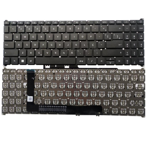Laptop No Backlit Paper Keyboard For ACER Aspire 5 A515-48M A515-48M-R3DF NX.KJ7AA.001 Brazilian BR Black New
