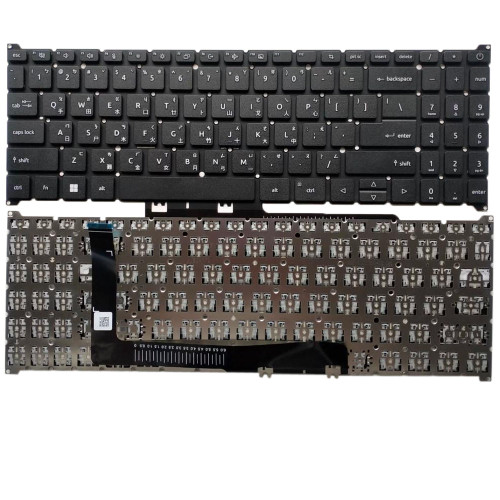 Laptop No Backlit Paper Keyboard For ACER Aspire 5 A515-58P A515-58P-35S4 A515-58P-5114 A515-58P-51M3 58UR A515-58P-75LR NX.KRGAA.001 NX.KHJAA.001 NX.KJ0AA.002 NX.KQ9AA.002 Traditional Chinese TW Black New