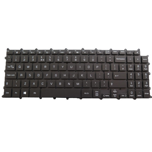 Laptop With Backlit Keyboard For LG 15Z90Q 15Z90Q-P 15Z90Q-G 15Z90Q-H 15ZD90Q 15ZD90QC United Kingdom UK/GB Black No Frame New