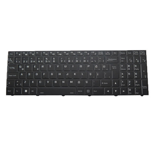 Laptop No Backlit Paper Keyboard For CLEVO N15Z3 PB70 PB71 PB50 PB51 Turkey TR Black No Frame New