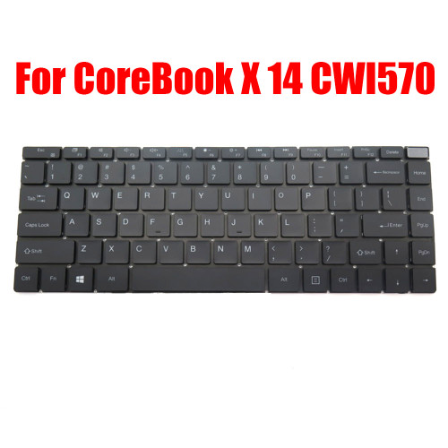 Laptop Keyboard For Chuwi CoreBook X CWI570 i5-1235U i3-1215U i3-10110U English US Black With Backlit New Version 2