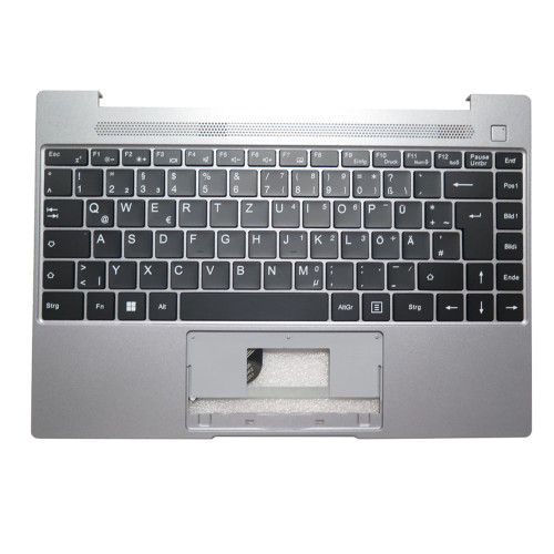 Laptop PalmRest&keyboard For MEDION AKOYA E13203 MD62265 MD63915 Silver Top Cover Black German GR keyboard
