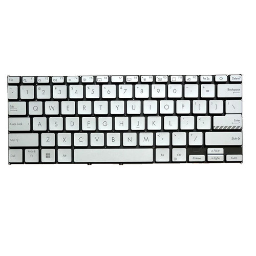 Laptop Keyboard For ASUS VivoBook 14 F1402 F1402ZA Without Frame Silver United States US