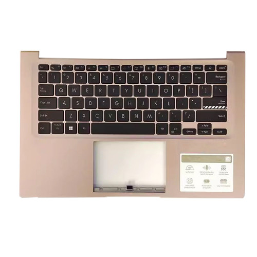 Laptop PalmRest&keyboard For ASUS VivoBook 14 F1402 F1402ZA Rose Gold Top Case With Backlit United States US keyboard used