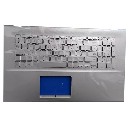 Laptop PalmRest&keyboard For ASUS VivoBook 17 M712DA M712DAM M712DK M712FA M712JA M712UA Silver Top Case United Kingdom UK keyboard