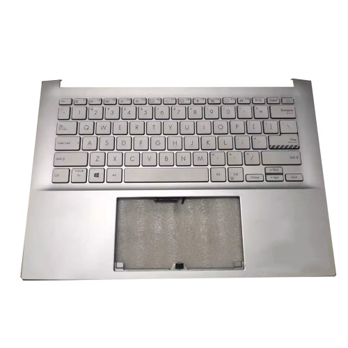 Laptop PalmRest&keyboard For ASUS Vivobook Pro 14 K3400P K3400PA K3400PH Silver Top case With Backlit United States US Silver keyboard used