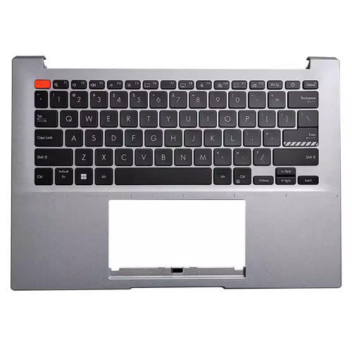 Laptop PalmRest&keyboard For ASUS Vivobook S 14 M3402 M3402Q M3402R M3402RA M3402QA Silver Top case With United States US Black keyboard Used