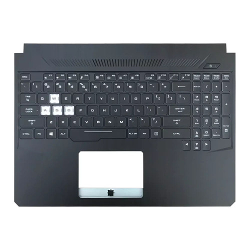 Laptop PalmRest&keyboard For ASUS TUF Gaming FX565G FX565GM FX565GD FX565GE Black Top Case With RGB Backlit Black United States US Keyboard