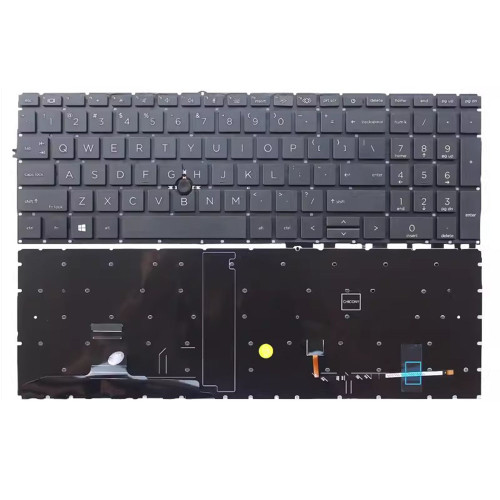 Laptop Keyboard For HP EliteBook 855 G8 M53309-001 without backlit United States US Black New