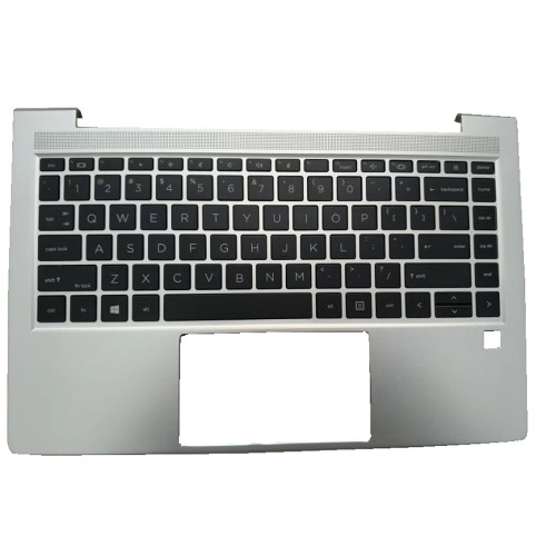 Laptop PalmRest&Keyboard For HP EliteBook 640 G10 N45427-001 without backlit United States US Silver New