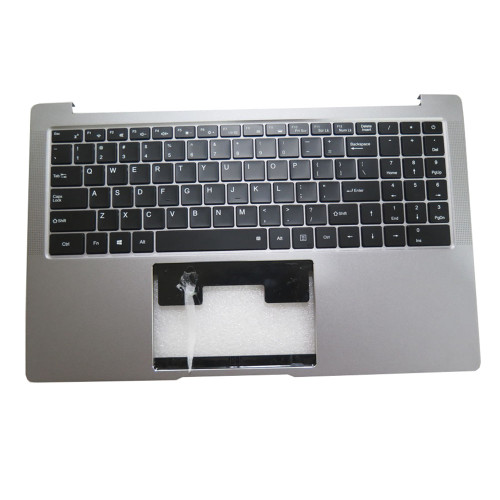 Laptop PalmRest&keyboard CN1G-161 MB3301008 XK-HS194 Silver Top Case With Backlit United States US Black keyboard Used