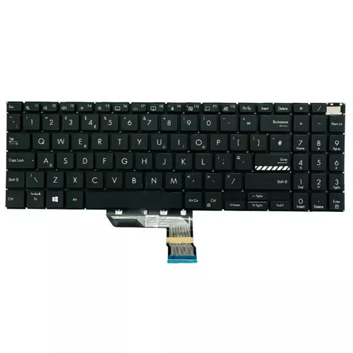 Laptop Keyboard For ASUS Vivobook 15 Y3500CQC United Kingdom UK With Backlit Black