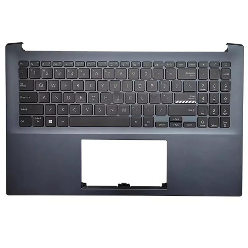 Laptop PalmRest&keyboard For ASUS Vivobook PRO 15 M6500 M6500Q M6500QB M6500QC M6500QE M6500QH M6500QF M6500IH M6500RC M6500RE M6500XU M6500XV Blue Top Case With Backlit United States US Black keyboard Used