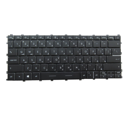 Laptop With Backlit Keyboard For MSI Summit E13 Flip Evo A11MT MS-13P2 MS-13P3 Arabia AR Black Without Frame New