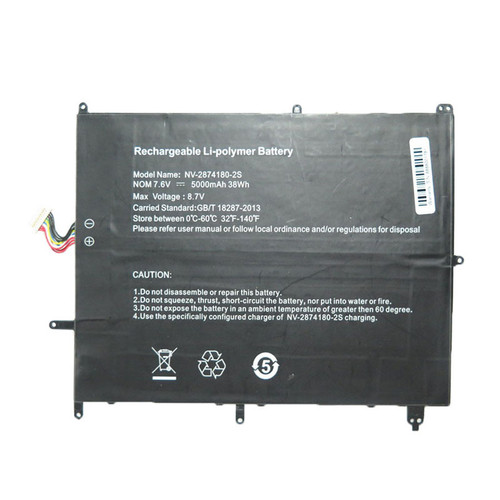 Laptop Battery For IGNIQ ByBook 14X IG-BYB14102 7.6V 5000mAh 38WH 10PIN 10Lines New