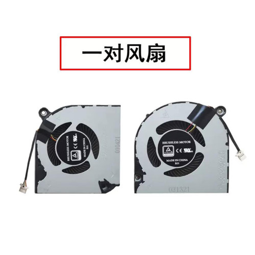 Laptop Pair FAN For ACER ConceptD 3 CN315-52 CN315-52M0 N18C3 N19C5 N17C2 4PIN New