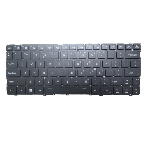 Laptop Keyboard For System76 Lemur Pro (lemp13) 14" inch English US Without Backlit paper Black New