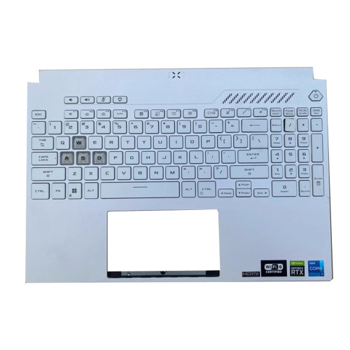 Laptop PalmRest&keyboard For ASUS TUF Gaming A15 TUF507RM TUF507RR TUF507XV TUF507XI TUF507ZM TUF507ZU4 TUF507NV TUF507ZV4 WhiteTop Case With Backlight United States US Keyboard