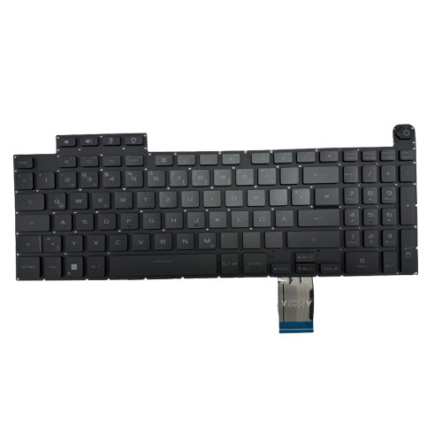 Laptop Keyboard For ASUS TUF Dash F15 TUF517ZC TUF517ZM Black Without Frame With Backlight German GR