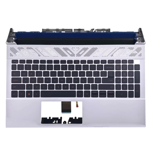 Laptop Palmrest For DELL G15 5530 5535 2023 095X4J 95X4J Without RGB Backlit English US Keyboard White Upper Case New