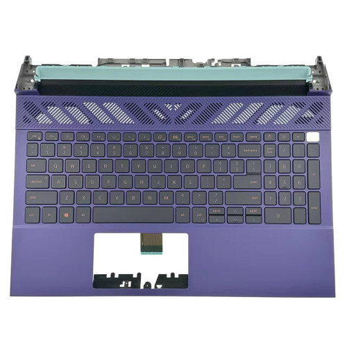 Laptop Palmrest For DELL G15 5530 5535 2023 0YPYC1 YPYC1 Without RGB Backlit English US Keyboard Purple Upper Case New