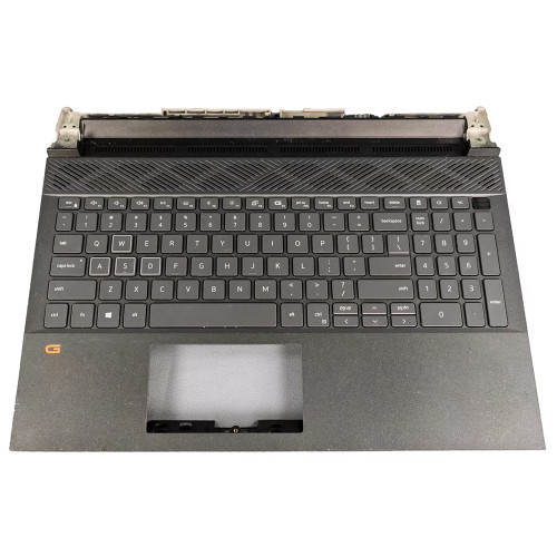 Laptop Palmrest For DELL G15 5520 5521 5525 02XJJ8 2XJJ8 With RGB Backlit English US Keyboard Black Upper Case New