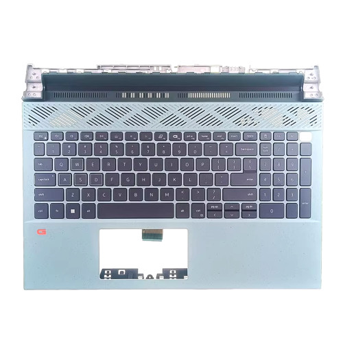 Laptop Palmrest For DELL G15 5520 5521 5525 04R6Y3 4R6Y3 With RGB Backlit English US Keyboard Green Upper Case New