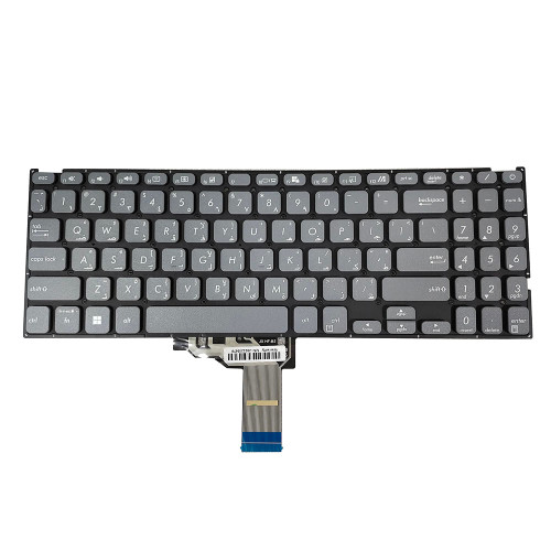 Laptop Keyboard For ASUS Y5200 Y5200DA Y5200FB Y5200FJ Y5200JB Y5200JP Y5200MA Y5200BA Y5200JA Gray Arabia AR Without Frame