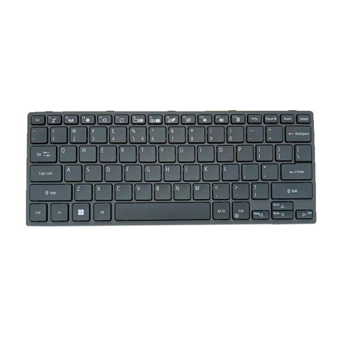 Laptop No Backlit Keyboard For ACER TravelMate B3 TMB311-31 B311-31 NK.I111S.09C TMB311-31-C343 TMB311-31-C5KC TMB311-31-C99D 11.6' English US Black Frame New