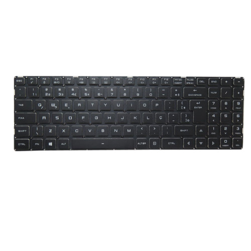 Laptop Keyboard For BTO X•BOOK 15X981 X-BOOK 15X981 Brazil BR Without Backlit Black No Frame New
