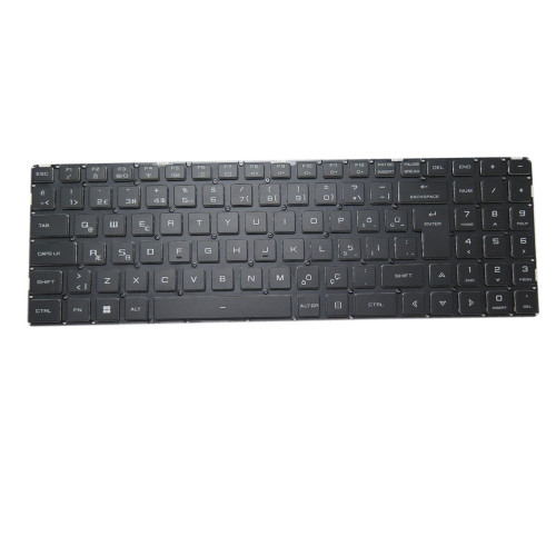 Laptop Keyboard For Eluktronics RP-15 15.6 Turkey TR Without Backlit Black No Frame New