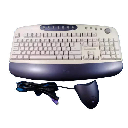 Laptop Wireless Multimedia Keyboard For BenQ PM505 With One-touch Internet Access Volume Knob Security Encryption English US New