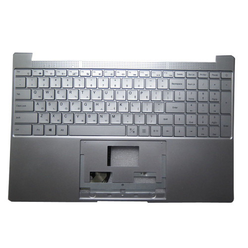Laptop Sliver PalmRest&KR Without Backlit Keyboard For 리트북 For R-IT 15B RT-LAP15002 Q156C Korean KR Sliver Without Touchpad New