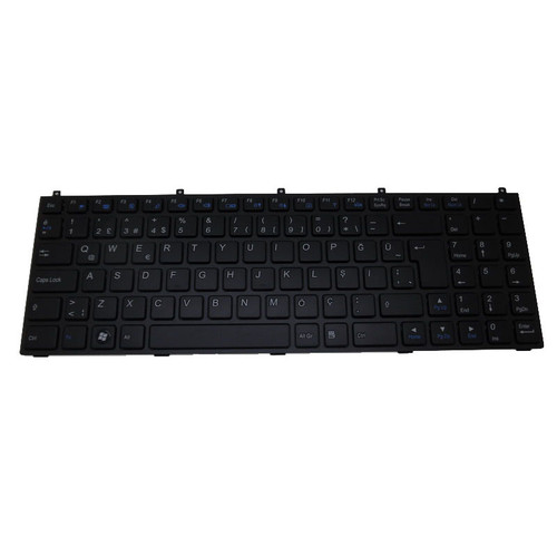 Laptop Without Backlit Keyboard For Entroware 17" Hybris (17 in) Turkey TR Black With Black Frame New