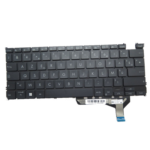 Laptop Keyboard For ASUS Zenbook S 13 OLED UM5302T UM5302TA With Backlit Without Frame French FR Black