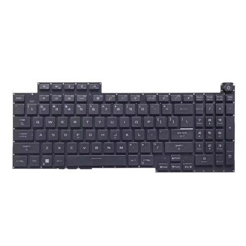 Laptop Keyboard For ASUS ROG Strix G17 G713QM G713QR G713RM G713RW G713RX G713RS G713PU G713PI G713PV United States US Black With Backlight Without Frame